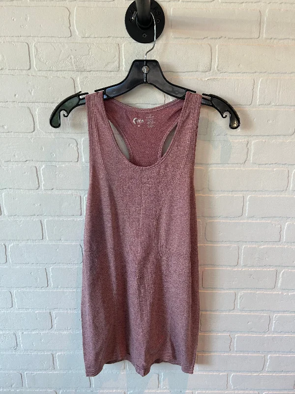 Yoga Tops for Flexibility and Relaxation -Athletic Tank Top By Zyia In Pink, Size: M