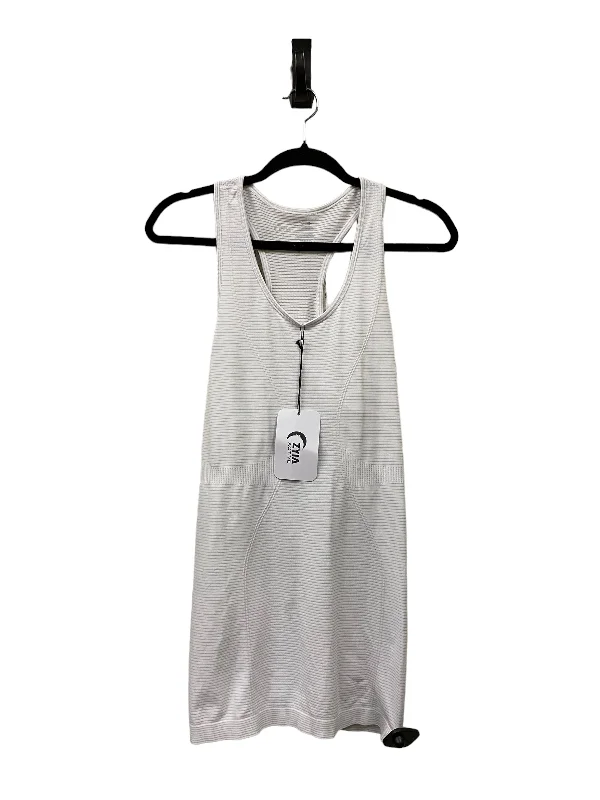 Yoga Tops for Full Range of Motion -Athletic Tank Top By Zyia In White, Size: L