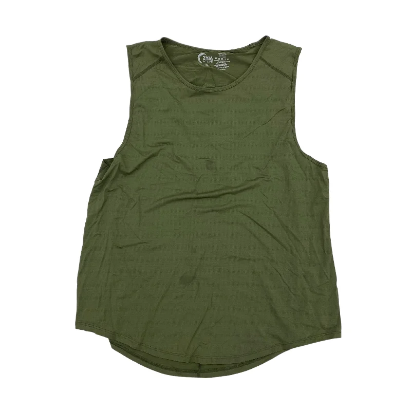 Yoga Tops for Better Support and Stretch -Athletic Tank Top By Zyia  Size: Xxl