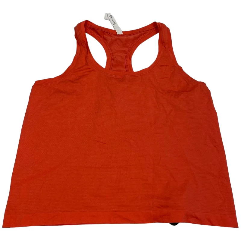 Women's Yoga Tops for Soft Comfort -Athletic Tank Top Designer By Lululemon In Red, Size: L Women's Yoga Tops for Soft Comfort -Athletic Tank Top Designer By Lululemon In Red, Size: L
