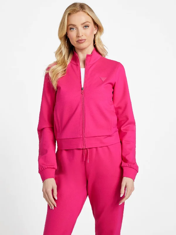 Yoga Shorts for Running and Yoga Practice -Audrey Zip-Up Jacket