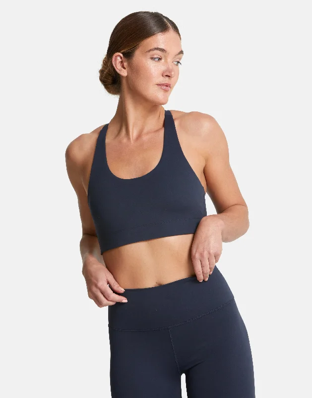Raw Vegan Yoga Bar for Better Nutrition -Aurora Bra in Obsidian