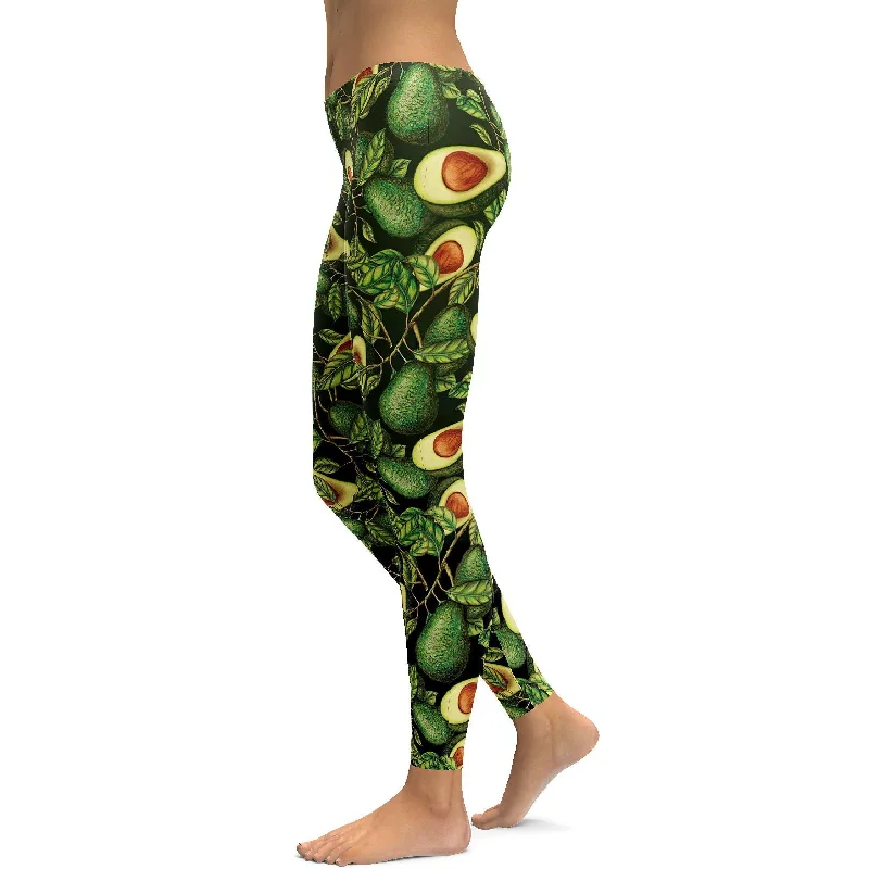 Women's Yoga Pants for Full Range of Motion -Avocado Leggings