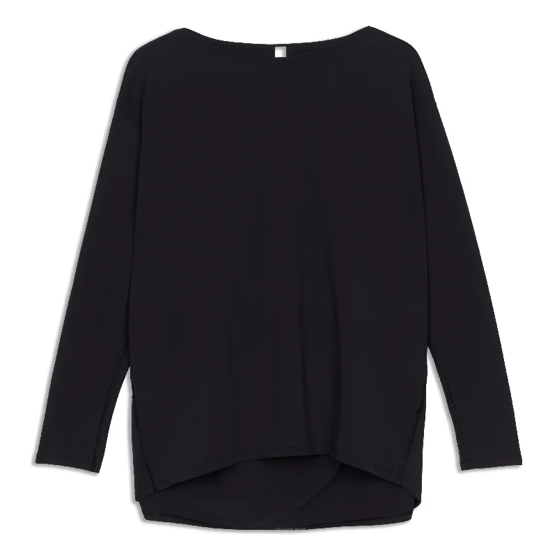 Yoga Tops for Gym and Yoga Practice -Back In Action Long Sleeve Shirt - Resale