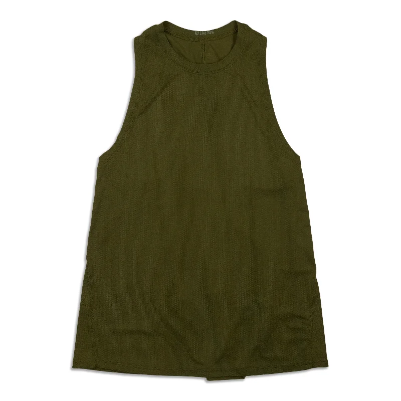 Yoga Tops for Active and High-Energy Workouts -Back In Action Tank Top - Resale