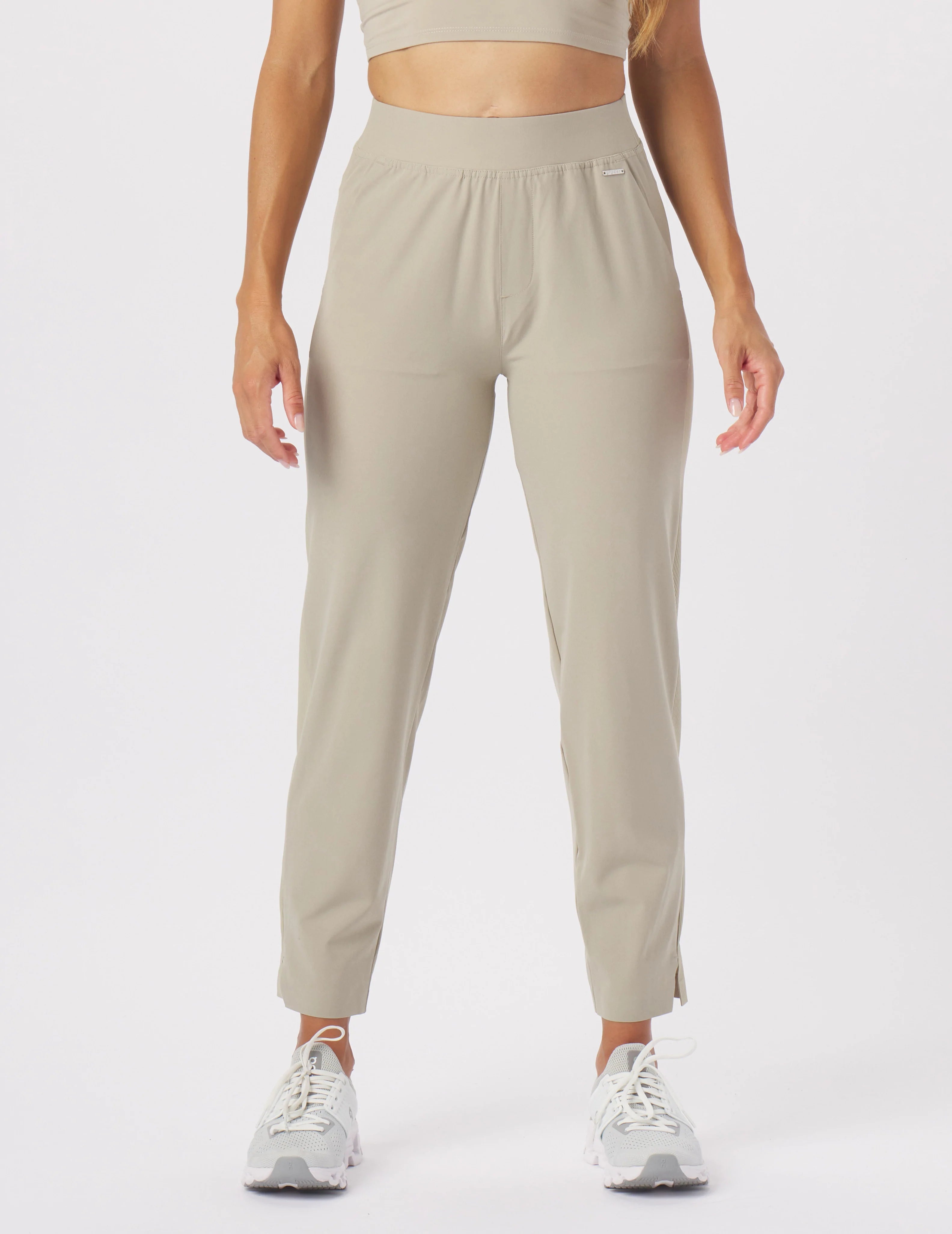 Yoga Pants for Intense Flexibility -Balanced Life 7/8 Trouser: Linen