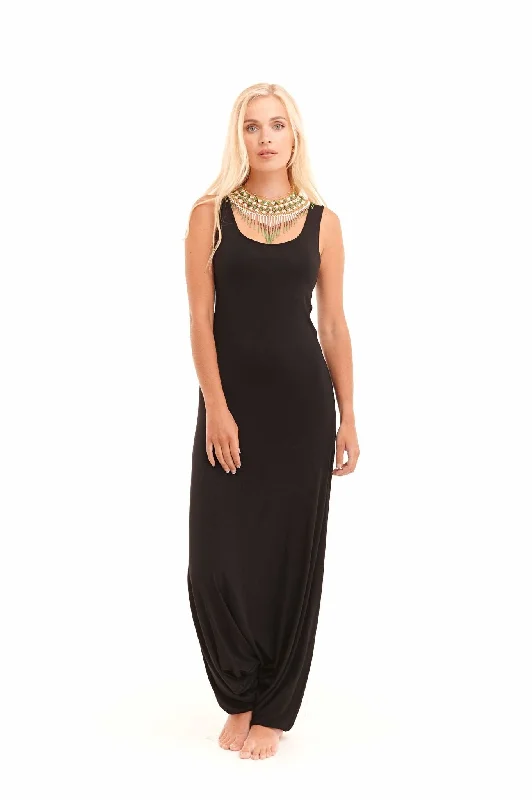 Tight Fit Yoga Pants -FITTED JUMPSUIT BLACK