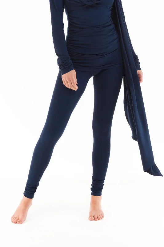 Yoga Pants for Mobility and Flexibility -LONG LEGGINGS NAVY