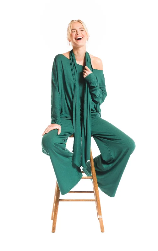 Yoga Pants for Stretch and Relaxation -PALAZZO PANTS FLORESTA
