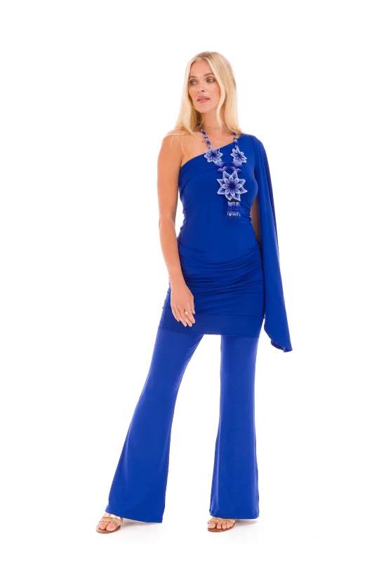 Yoga Pants for Flexibility and Strength -SOUL PANTS COBALT BLUE