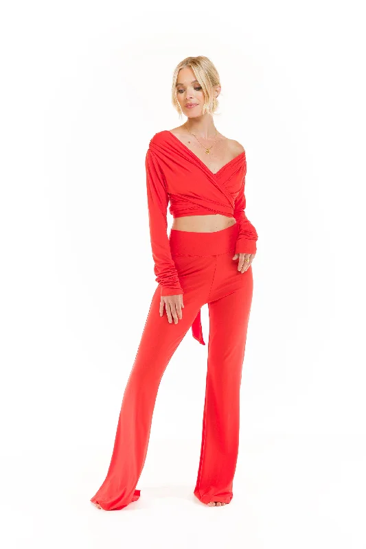 Stylish Compression Yoga Pants -SOUL PANTS SPICY ORANGE
