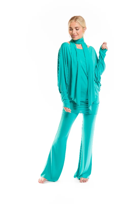 Yoga Pants for High-Intensity Workouts -SOUL PANTS TURQUOISE