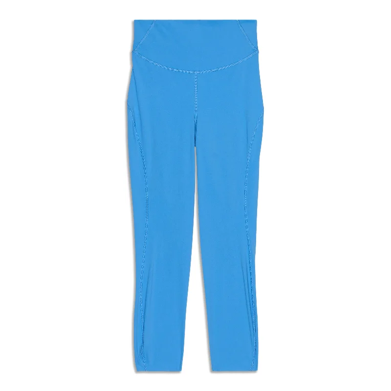 Yoga Pants with Comfortable Waistband -Base Pace High-Rise Crop - Resale
