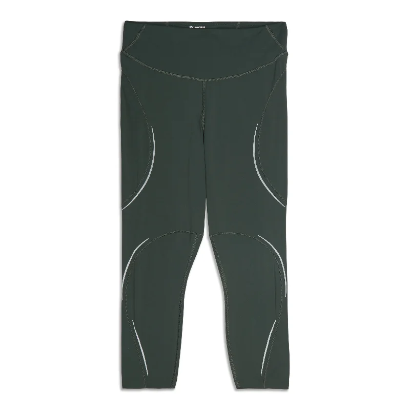 Stretch Yoga Pants for Active Women -Base Pace High-Rise Crop - Resale