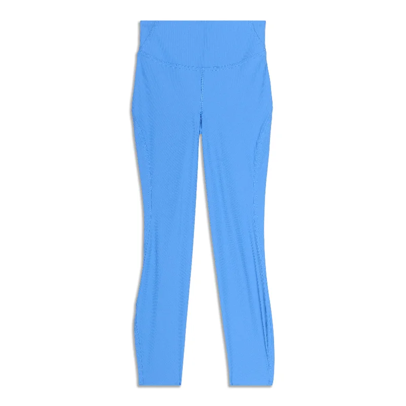 Full-Waisted Yoga Pants for Support -Base Pace High-Rise Ribbed Tight - Resale
