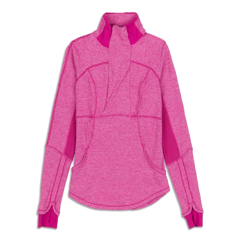 Comfortable Yoga Tops with Stylish Designs -Base Runner Half Zip - Resale