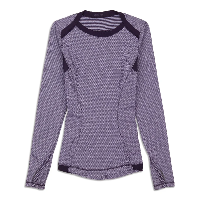 Women's Yoga Tops for Toning -Base Runner Long Sleeve Shirt - Resale