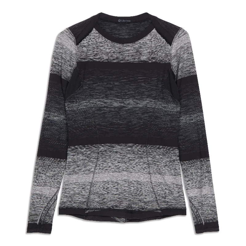 Yoga Tops for Hot Yoga and Intense Sessions -Base Runner Long Sleeve Shirt - Resale