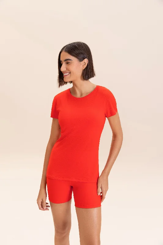 Soft Cotton Yoga Tops for Comfort -Basic Top