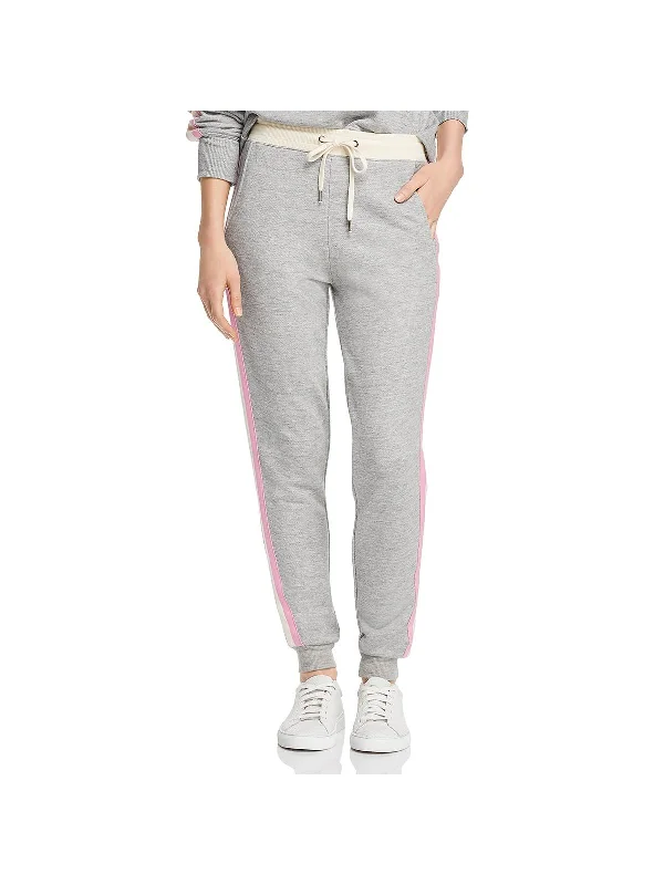 Women's Yoga Shorts for Comfort -Bayside Womens Heathered Knit Sweatpants
