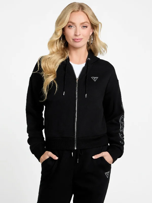 Performance Yoga Shorts for Support -Becky Full-Zip Hoodie