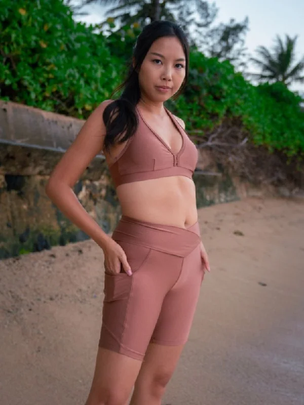 Yoga Shorts for Better Posture -Biker Shorts with Pockets - CALLAS