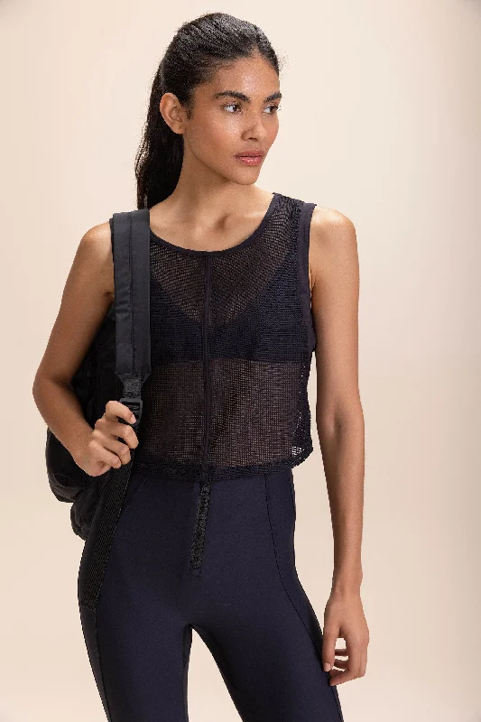 Yoga Tops for Fitness and Active Lifestyles -Bio Spot Cropped Tank Top