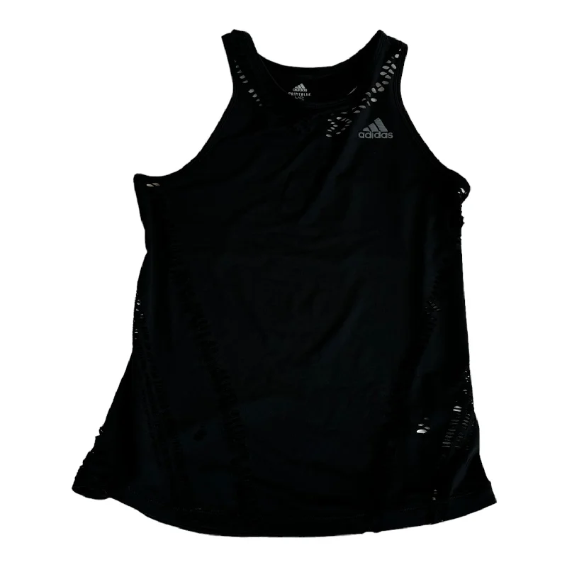 Seamless Yoga Tops for Flexibility -Black Athletic Tank Top Adidas, Size Xs