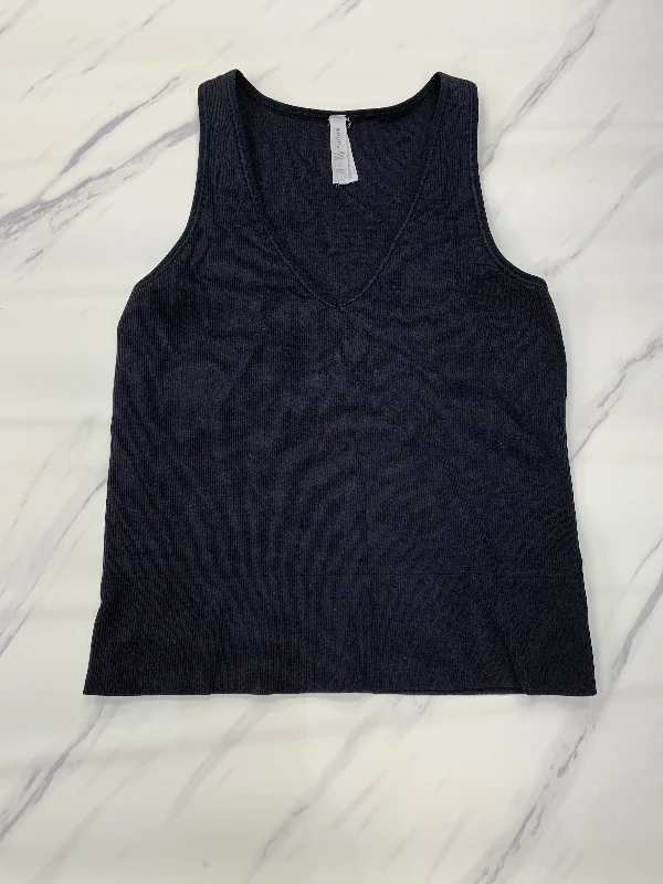 Cotton Yoga Tops for Comfort -Black Athletic Tank Top Athleta, Size L