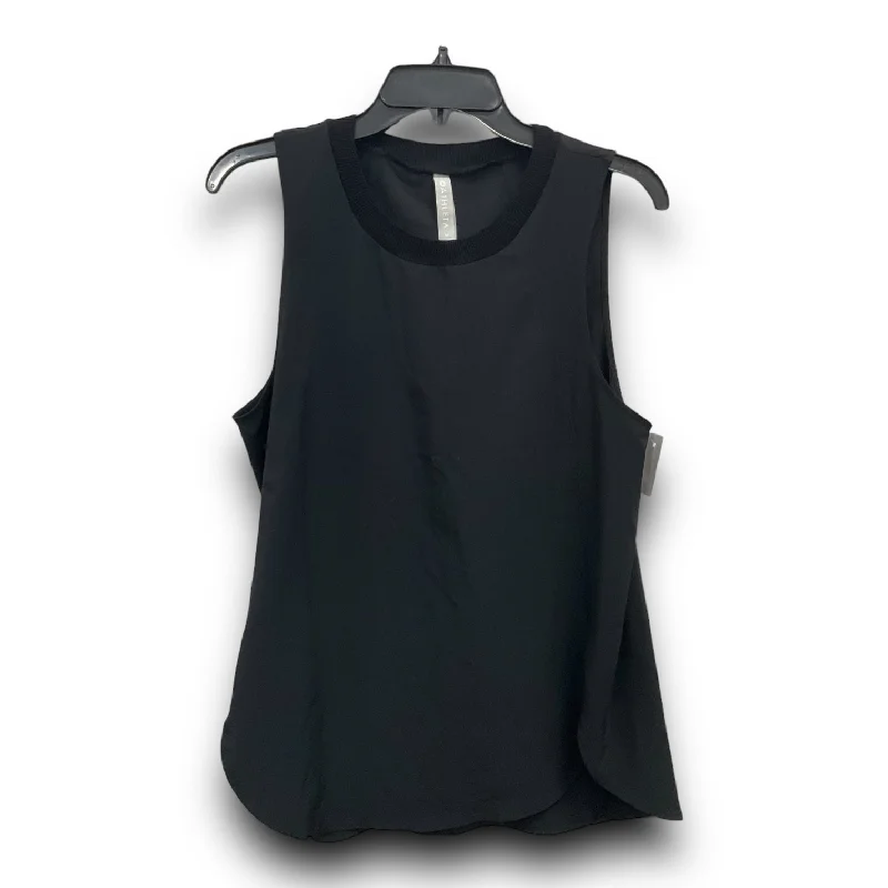 Stylish and Breathable Yoga Tops -Black Athletic Tank Top Athleta, Size M
