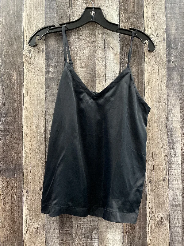 Women's Yoga Tops with Ribbed Fabric -Black Athletic Tank Top Athleta, Size S