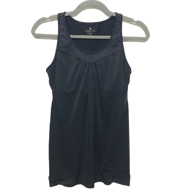 Yoga Tops for Comfortable Movement -Black Athletic Tank Top Athleta, Size S