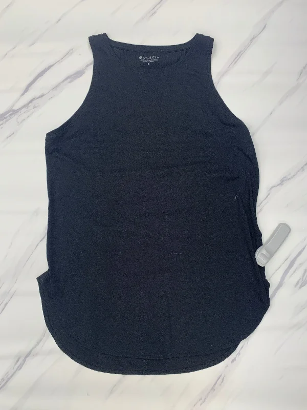Lightweight Yoga Tops for Summer -Black Athletic Tank Top Athleta, Size S
