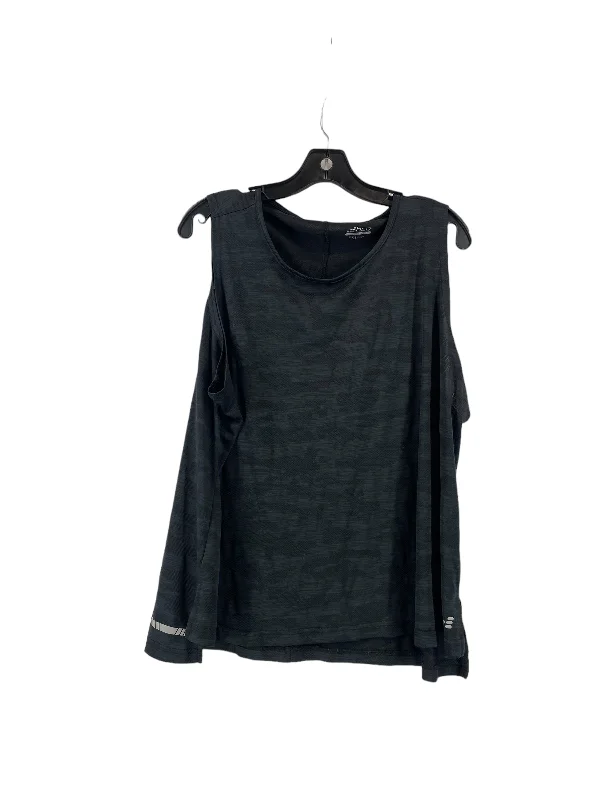 Yoga Tops for Long Poses and Relaxation -Black Athletic Tank Top Bcg, Size Xl