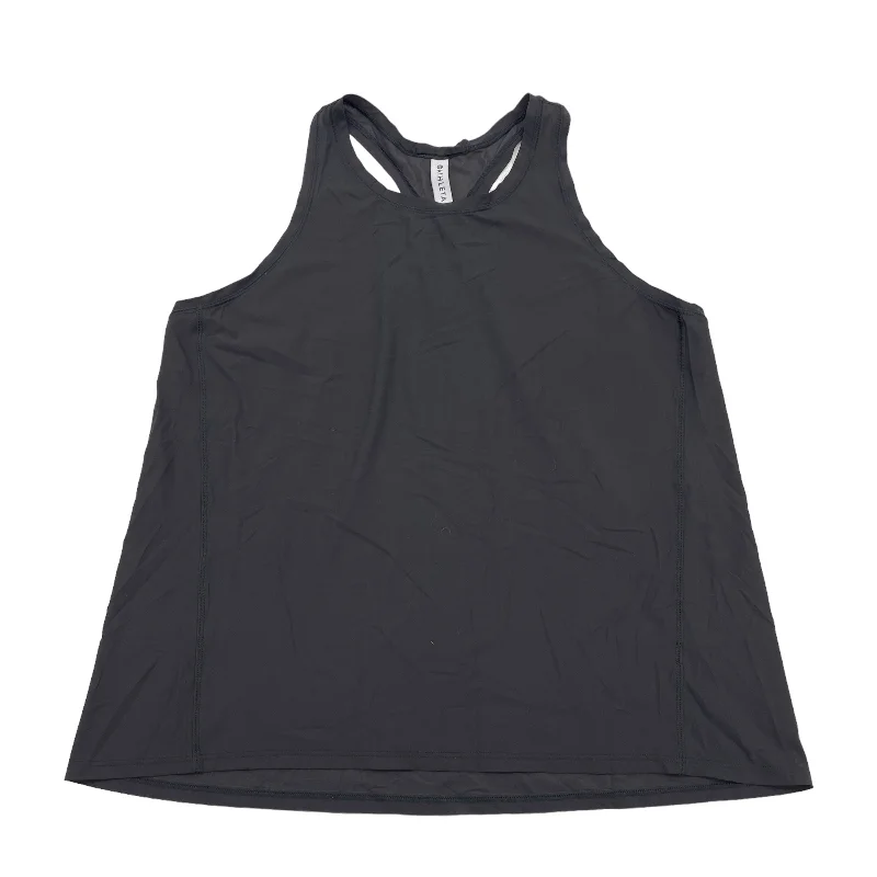 Stylish Yoga Tops for Training and Classes -BLACK ATHLETIC TANK TOP by ATHLETA Size:L
