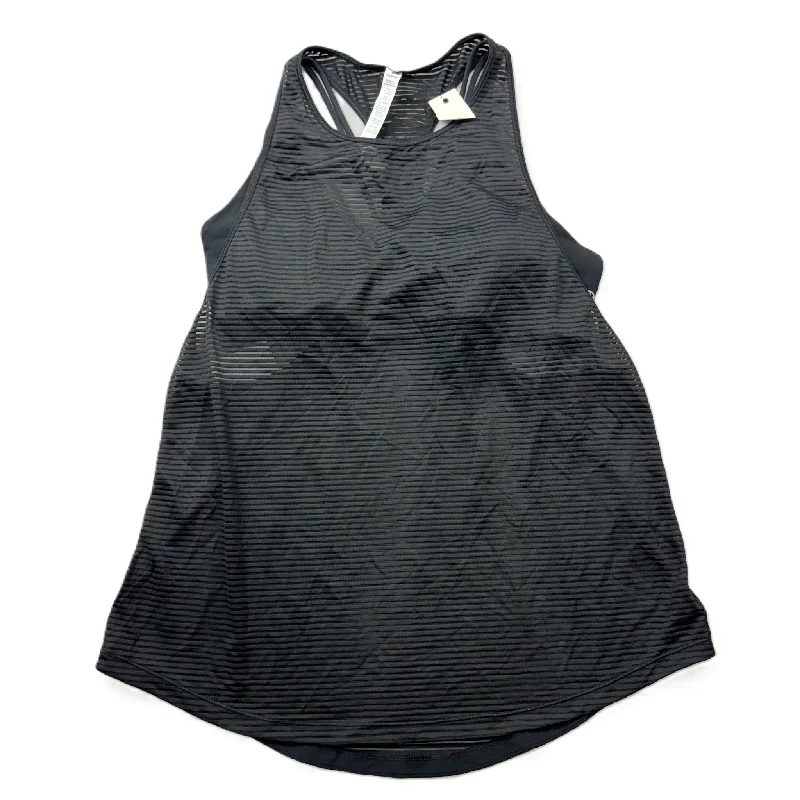 Yoga Tops for Active Women -Black Athletic Tank Top By Lululemon, Size: M