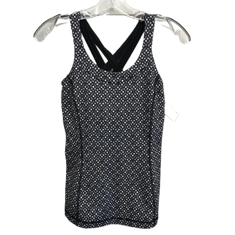 Fashionable Yoga Tops for Women -Black Athletic Tank Top By Lululemon, Size: S