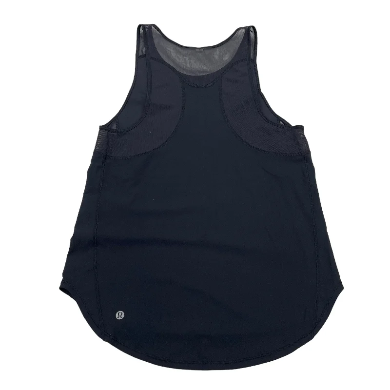 Yoga Tops for Stretching and Poses -BLACK ATHLETIC TANK TOP by LULULEMON Size:S