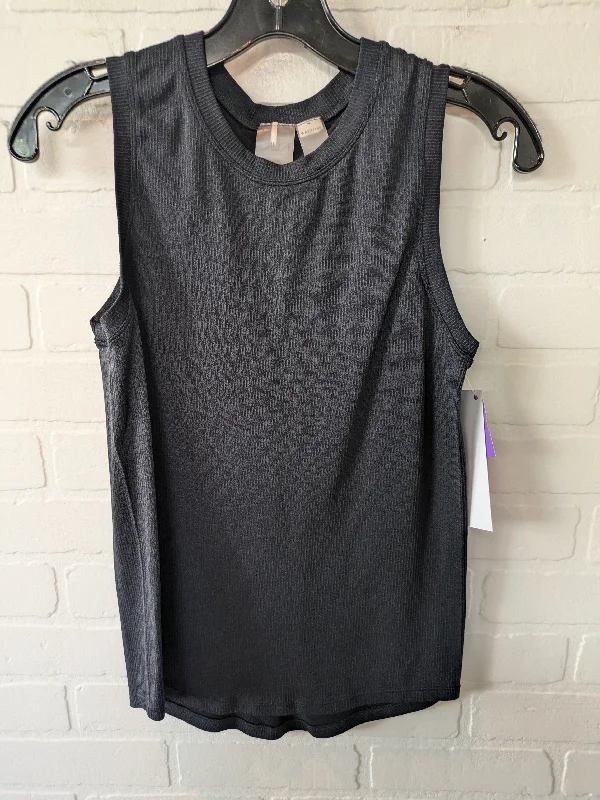 Cool Yoga Tops for Hot Weather -Black Athletic Tank Top Calia, Size S