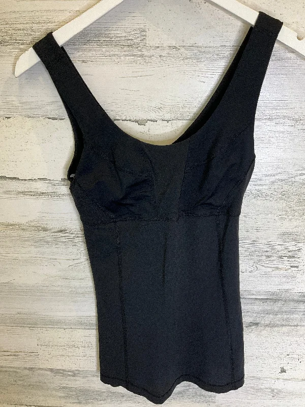 Yoga Tops with Adjustable Straps -Black Athletic Tank Top Lululemon, Size 4