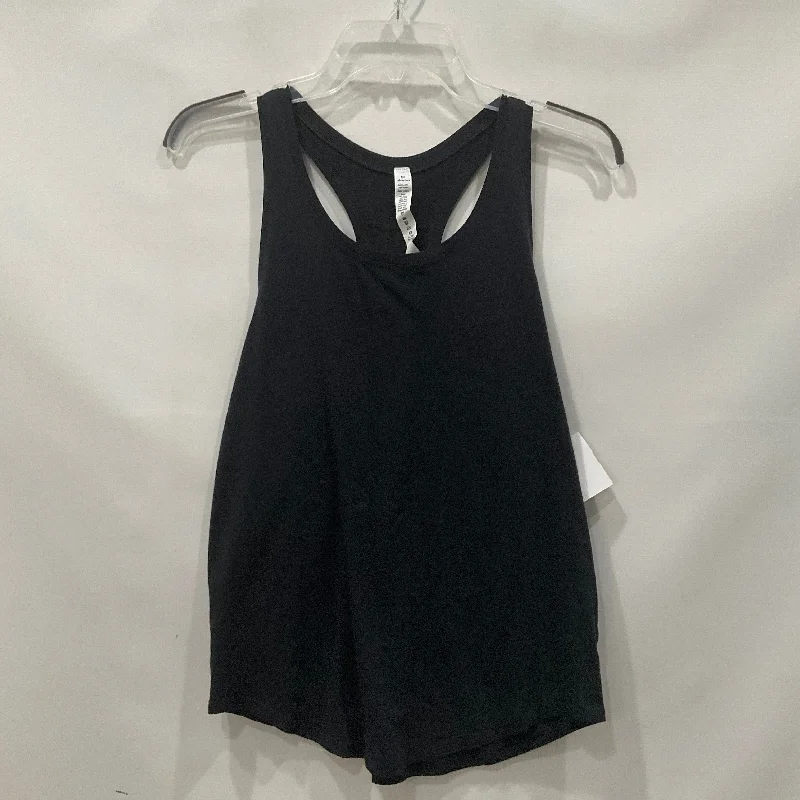 Yoga Tops for Breathability and Comfort -Black Athletic Tank Top Lululemon, Size 4