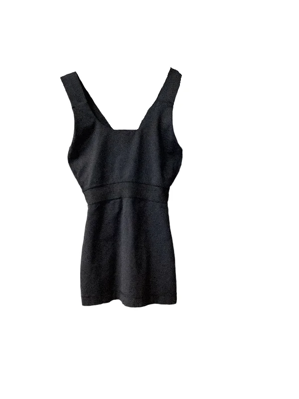 Women's Yoga Tops with Built-In Bra Support -Black Athletic Tank Top Lululemon, Size 6 Women's Yoga Tops with Built-In Bra Support -Black Athletic Tank Top Lululemon, Size 6