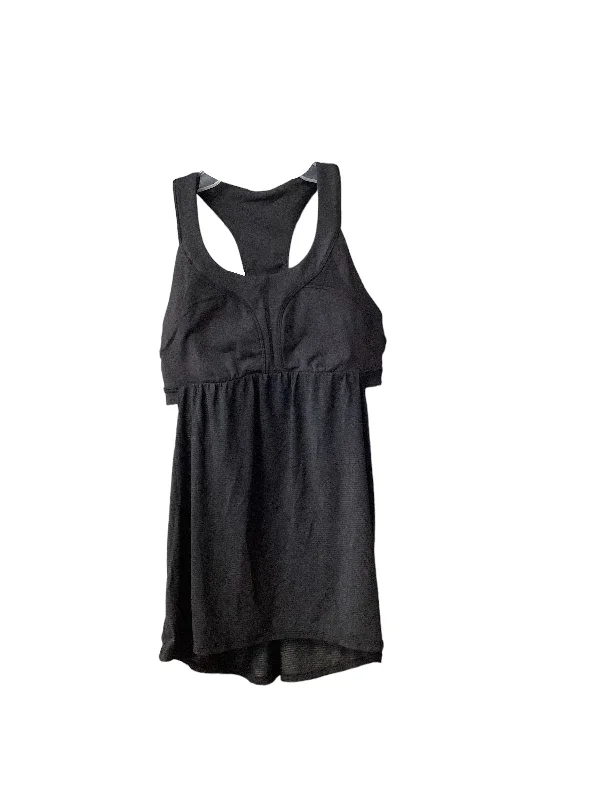 Fitted Yoga Tops for Optimal Movement -Black Athletic Tank Top Lululemon, Size 6