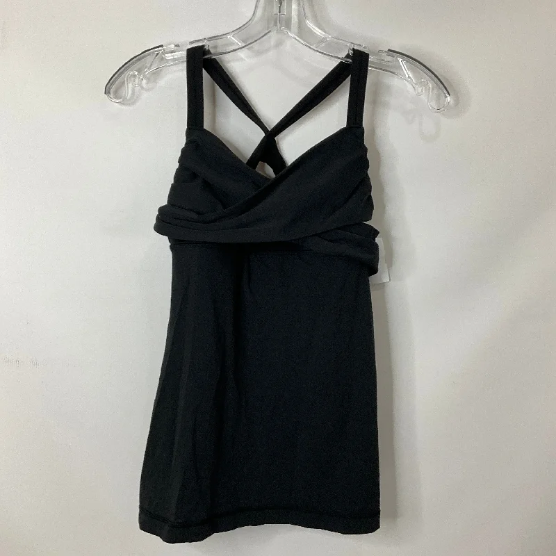 Women's Yoga Tops for Soft Comfort -Black Athletic Tank Top Lululemon, Size 6