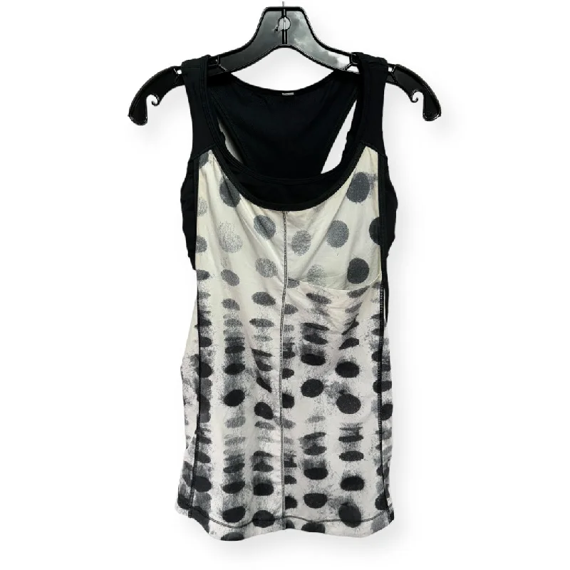 Yoga Tops for Fitness and Active Lifestyles -Black Athletic Tank Top Lululemon, Size 6