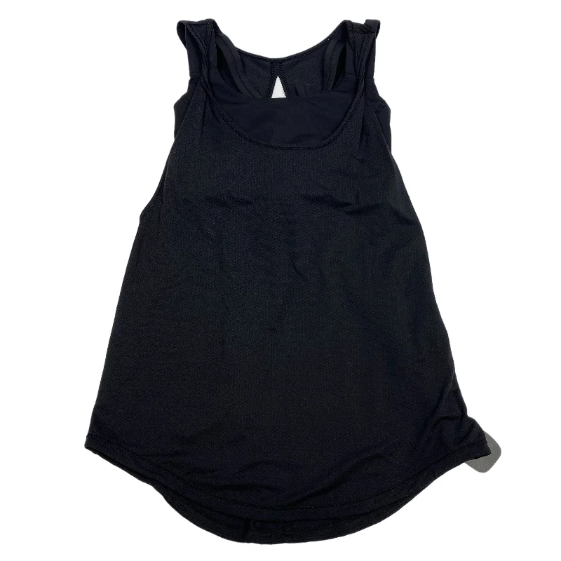 Yoga Tops for Comfort and Relaxation -Black Athletic Tank Top Lululemon, Size 6