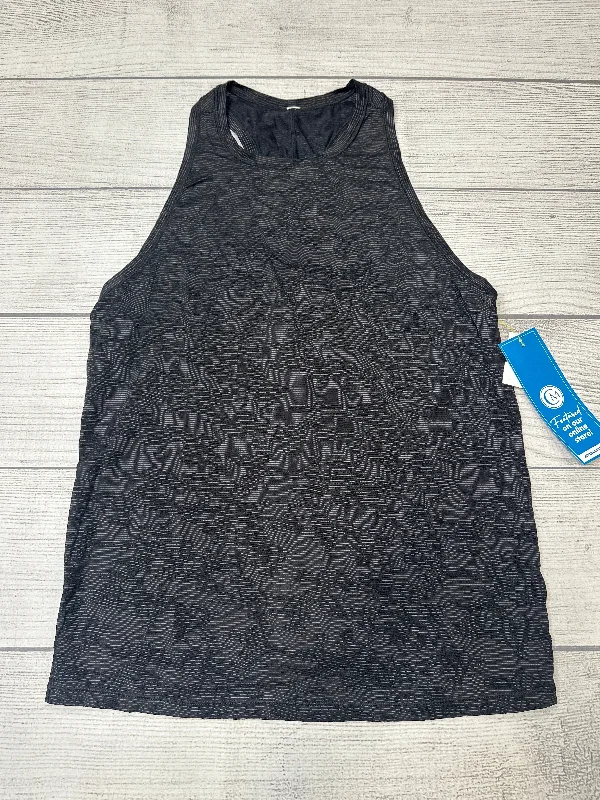 Yoga Tops with Relaxed Fit for Movement -Black Athletic Tank Top Lululemon, Size L