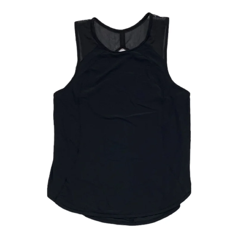 Yoga Tops for Better Mobility -Black Athletic Tank Top Lululemon, Size M
