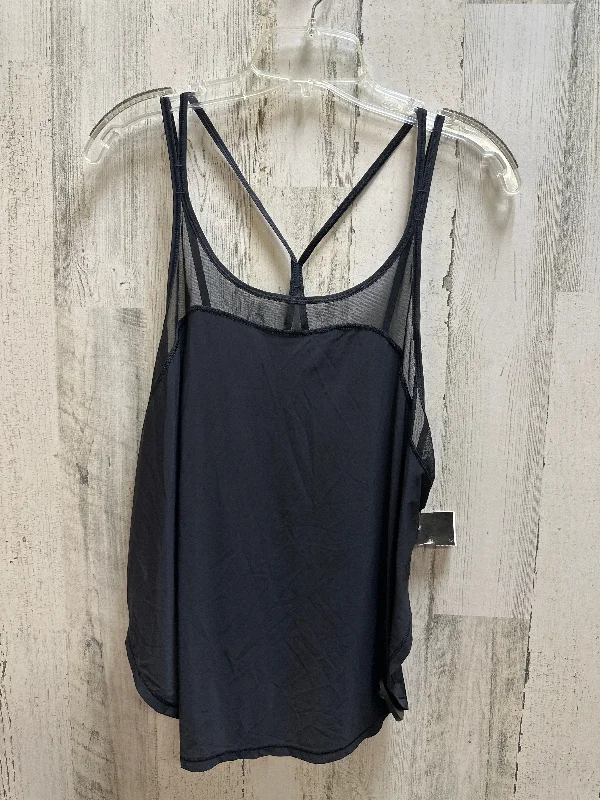 Stylish Yoga Tops with Open Back Design -Black Athletic Tank Top Lululemon, Size S