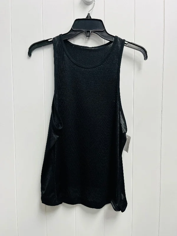 Comfortable Yoga Tops for Every Pose -Black Athletic Tank Top Lululemon, Size S